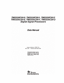 DataSheet TMS320F2810 pdf